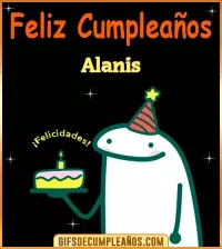 GIF Flork meme Cumpleaños Alanis